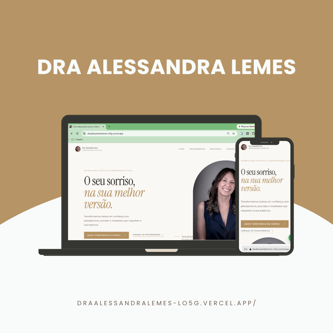 Preview do projeto Dra. Alessandra Lemes